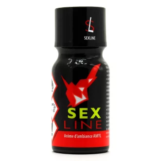 flacon de poppers sexline rouge amyle