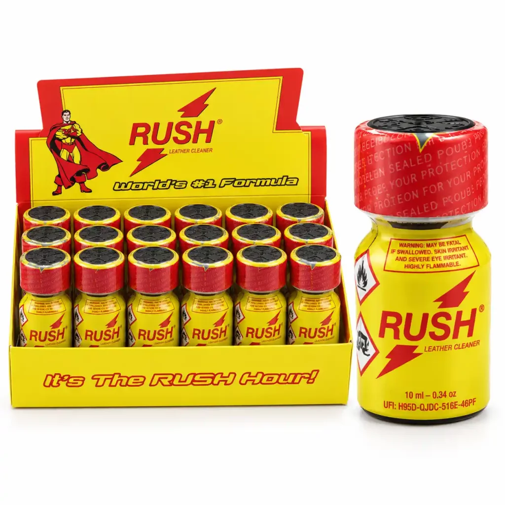 flacon de poppers rush