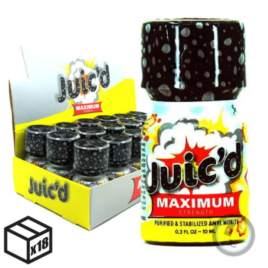 présentoir et poppers Juic'd maximum