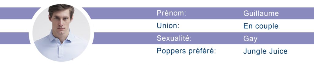 avoir des avis sur le poppers, Guillaume nous donne sont point de vu sur le flacon