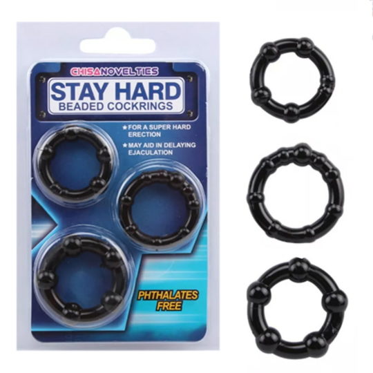 3 Cockring Stay Hard