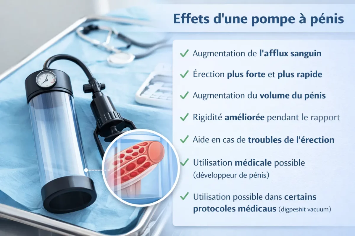 dispositif vacuum utilisé contre les troubles de l’érection : les effets