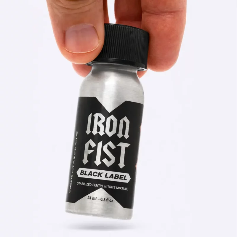 Avis poppers Iron Fist Black Label 24 ml – test du flacon aluminium Iron Fist