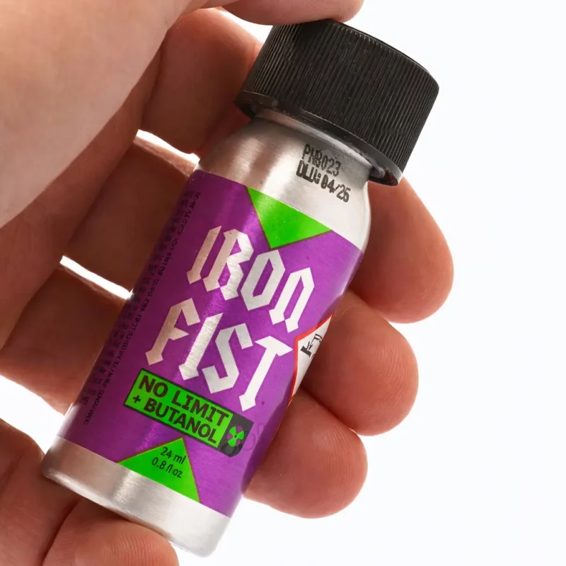 flacon de poppers iron fist no limit