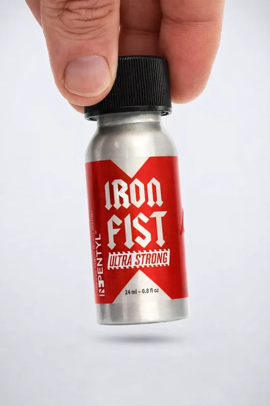 Avis poppers Iron Fist Ultra Strong Rouge 24 ml – test du flacon Iron Fist Pentyl