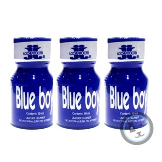 Le poppers Bleuboy de chez lockerroom utilise le nitrite de pentyle