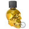 poppers tete de mort or jaune gold skull