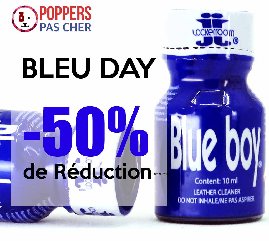 poppers bleu boy