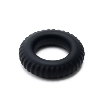 cockring en silicone noir