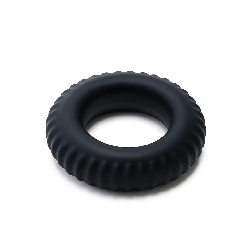 cockring en silicone noir