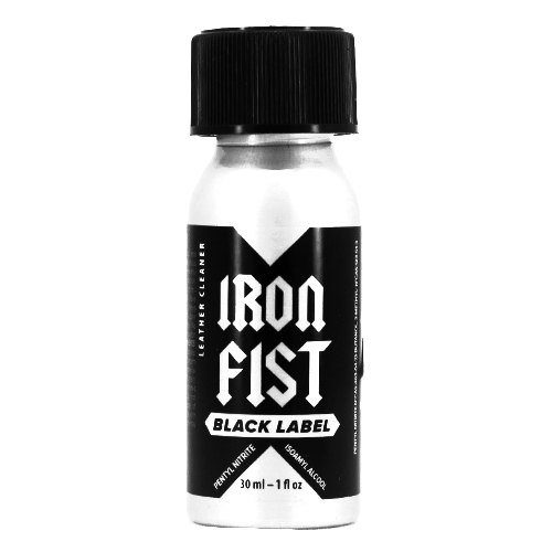 poppers iron fist black label 30 ml nitrite amyle pentyl