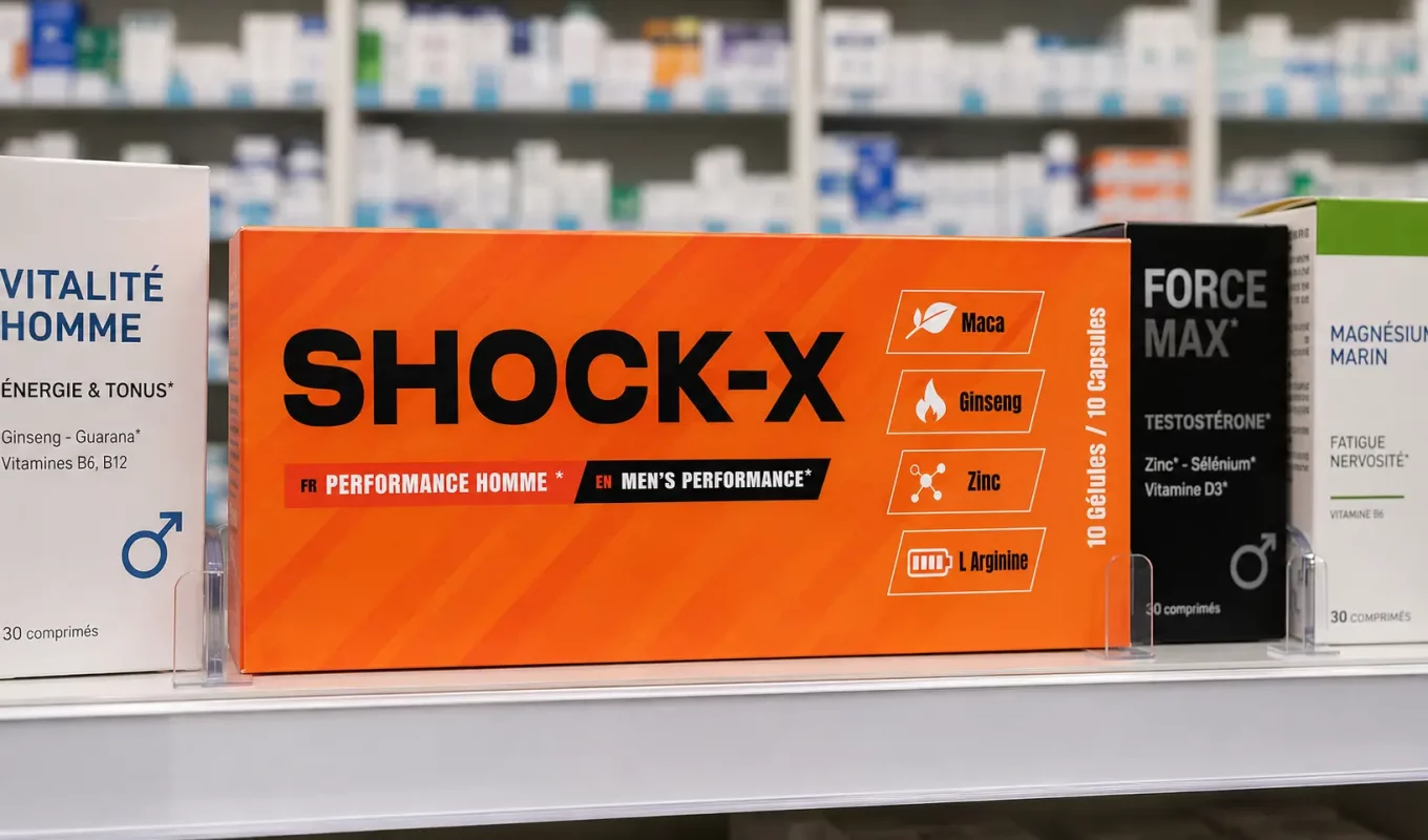 stimulant pour homme shock x