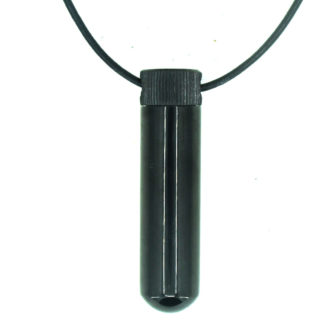 collier inhalateur pour poppers en métal