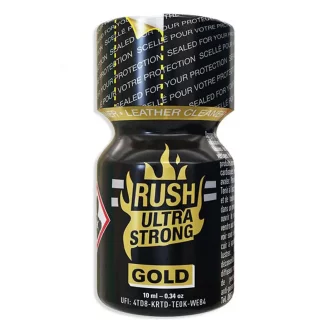 decouvrez le poppers rush ultra strong gold 10 ml