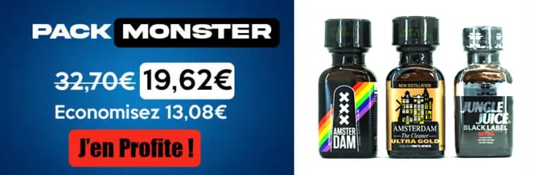 ce pack de poppers contient 3 flacon de qualité exptionnelle