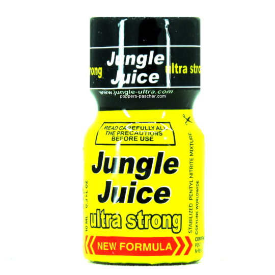 le poppers jungle juice extra strong contient 10 ml de nitrite de pentyle