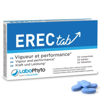 comprimes erectab de labophyto de couleur bleu