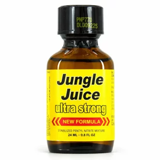 Poppers Jungle Juice Ultra Strong 24 ml est a base de nitrite de pentyle