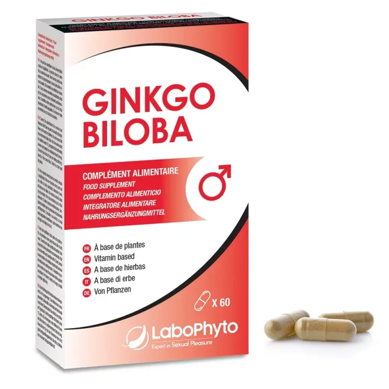 60 gélules de ginkgo biloba naturelles de labophyto