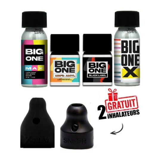 pack inhalateur avec poppers big one