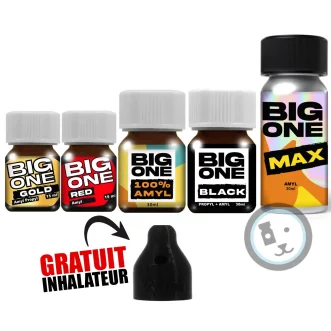 pack inhalateur avec 5 poppers big one