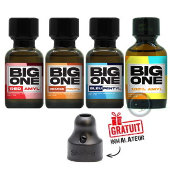 coffret de poppers big one avec bouchon inhalateur