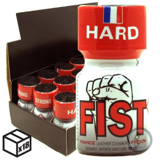 carton de 18 poppers fist hard france