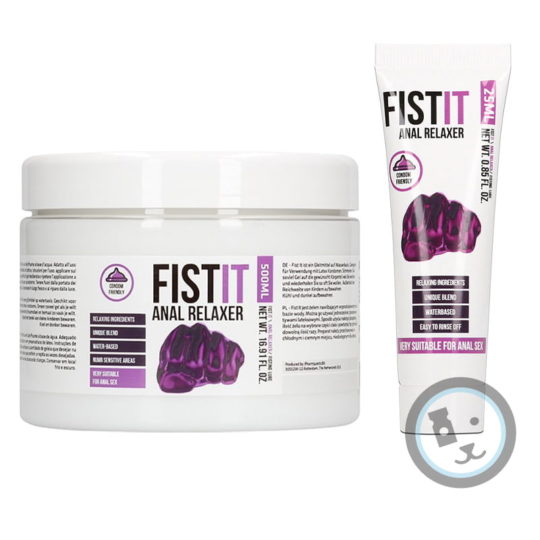 Lubrifiant FistiT Anal Relaxer Pot de 500 ml et tube de 100 ml