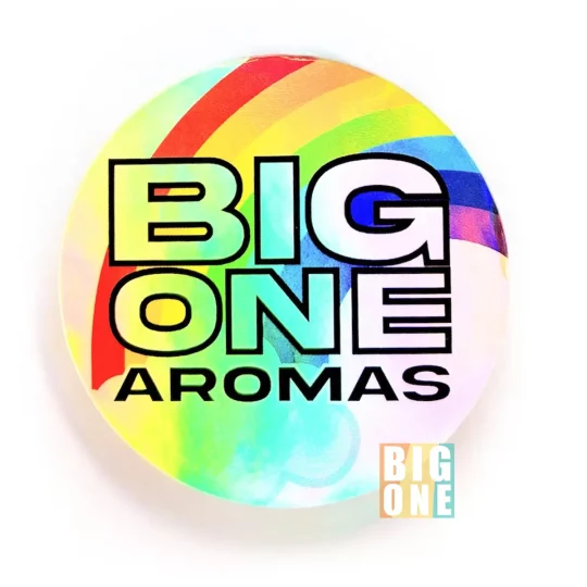 autocollant officiel du poppers big one aromas