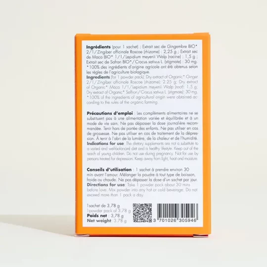Virgile Max Puissance Sexuelle Action Flash pour Homme BIO - 2 Sachet à boire – Image 2