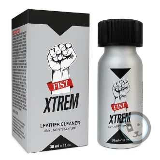 poppers fist xtrem amyle de chez funline et son flacon en aluminium