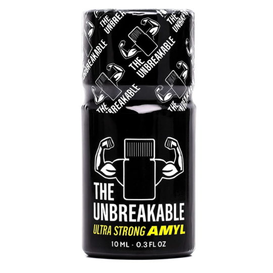 Poppers The Unbreakable Ultra Strong Amyl 10 ml. Le flacon incassable !