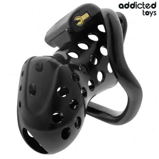 cage de chasteté noir reglable