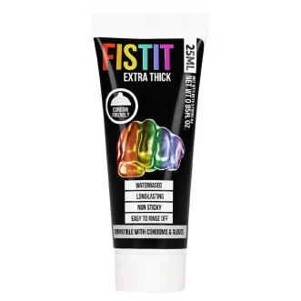 Lubrifiant Glisse Longue durée Fistit Extra Thick Rainbow à base d'eau 25 ml