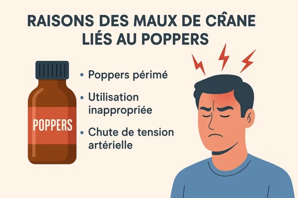 mal à la tête du au poppers les raisons