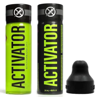 coffret de poppers activator avec son bouchon inhalateur