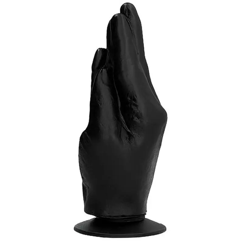 gode fist en forme de main noir