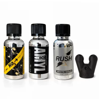 Pack 3 Poppers XXL avec Inhalateur