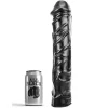 Gode Géant Noir à Ventouse - 32 cm sur 7 cm
