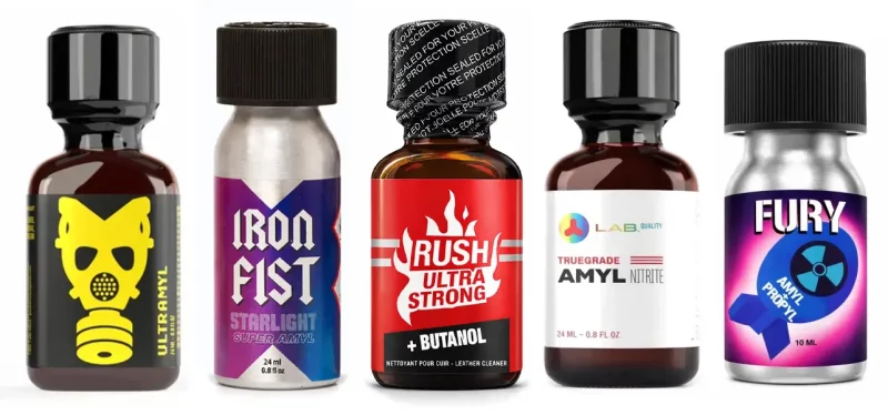 Comparatif des meilleurs poppers 2026 en différents formats 10 ml, 24 ml et 30 ml