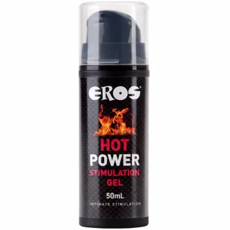 Gel stimulant chauffant EROS Hot Power 50 ml lubrifiant effet chaud intime