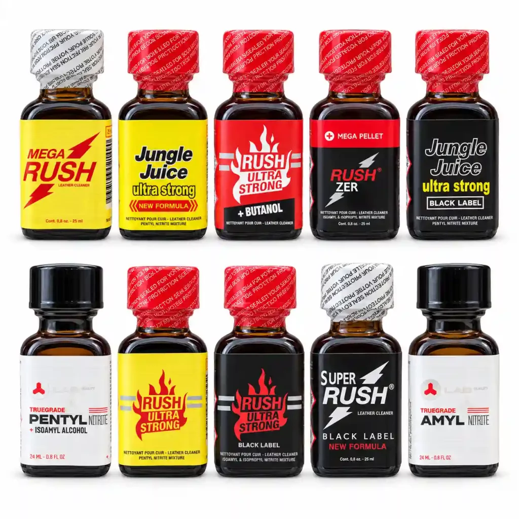 pack de 10 flacons de poppers 24ml