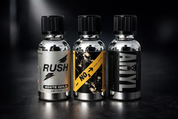 test et avis nouveaux poppers Rush White Gold, NO2 et Amyl Edition