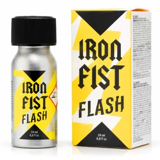 poppers Iron Fist Flash 24 ml flacon aluminium pentyle puissant effet rapide