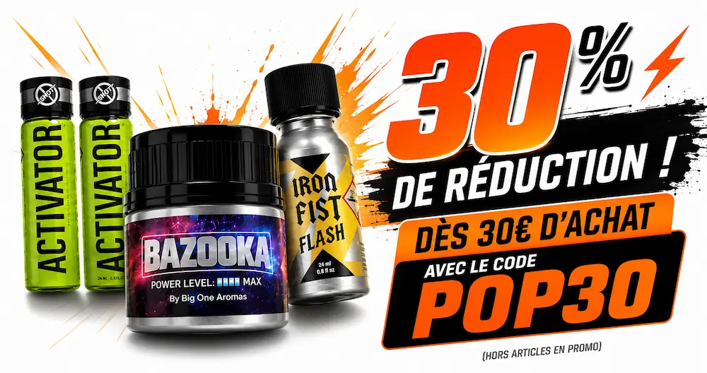 code promo poppers pas cher