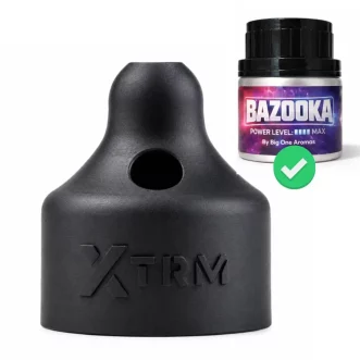Bouchon inhalateur SNFFR Xtrem pour Poppers Bazooka accessoire noir sécurisé effet renforcé