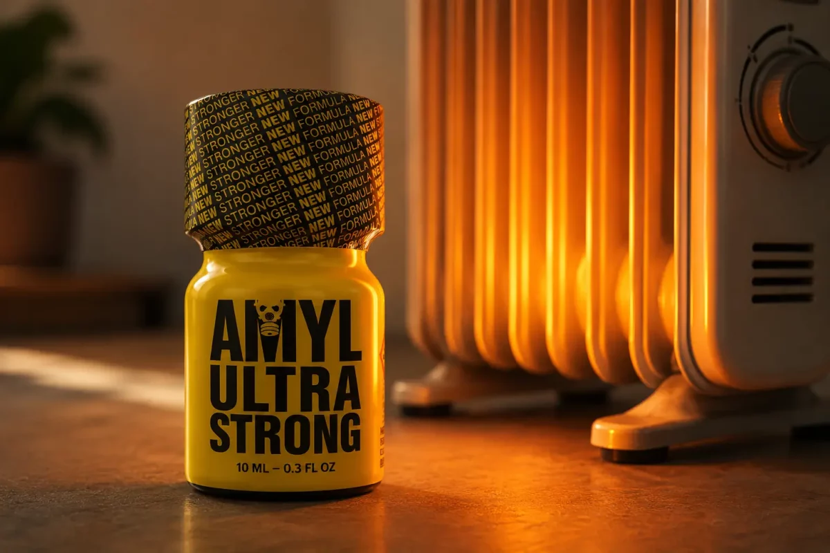 poppers a coté d'une source de chaleur