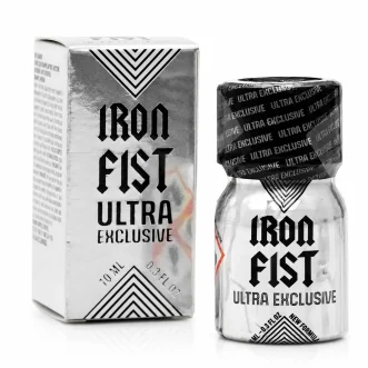 Poppers Iron Fist Ultra Exclusive 10 ml nitrite amyle premium flacon aluminium édition exclusive