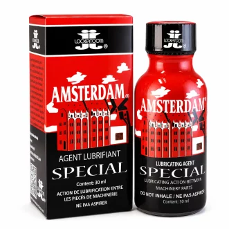 Poppers Amsterdam Special Extreme Formula 30 ml Pentyle Lockerroom flacon rouge grand format