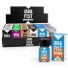 Lot grossiste de 18 Poppers Iron Fist assortis 10 ml en aluminium avec PLV. Plusieurs formulations, FDS et étiquettes françaises. Idéal revendeur et vente en gros.